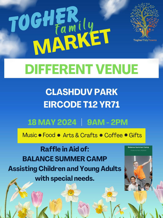May - Next Togher Market at Clashduv Park (18/05)